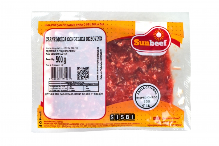 CARNE MOÍDA DE BOVINO - SUNBEEF